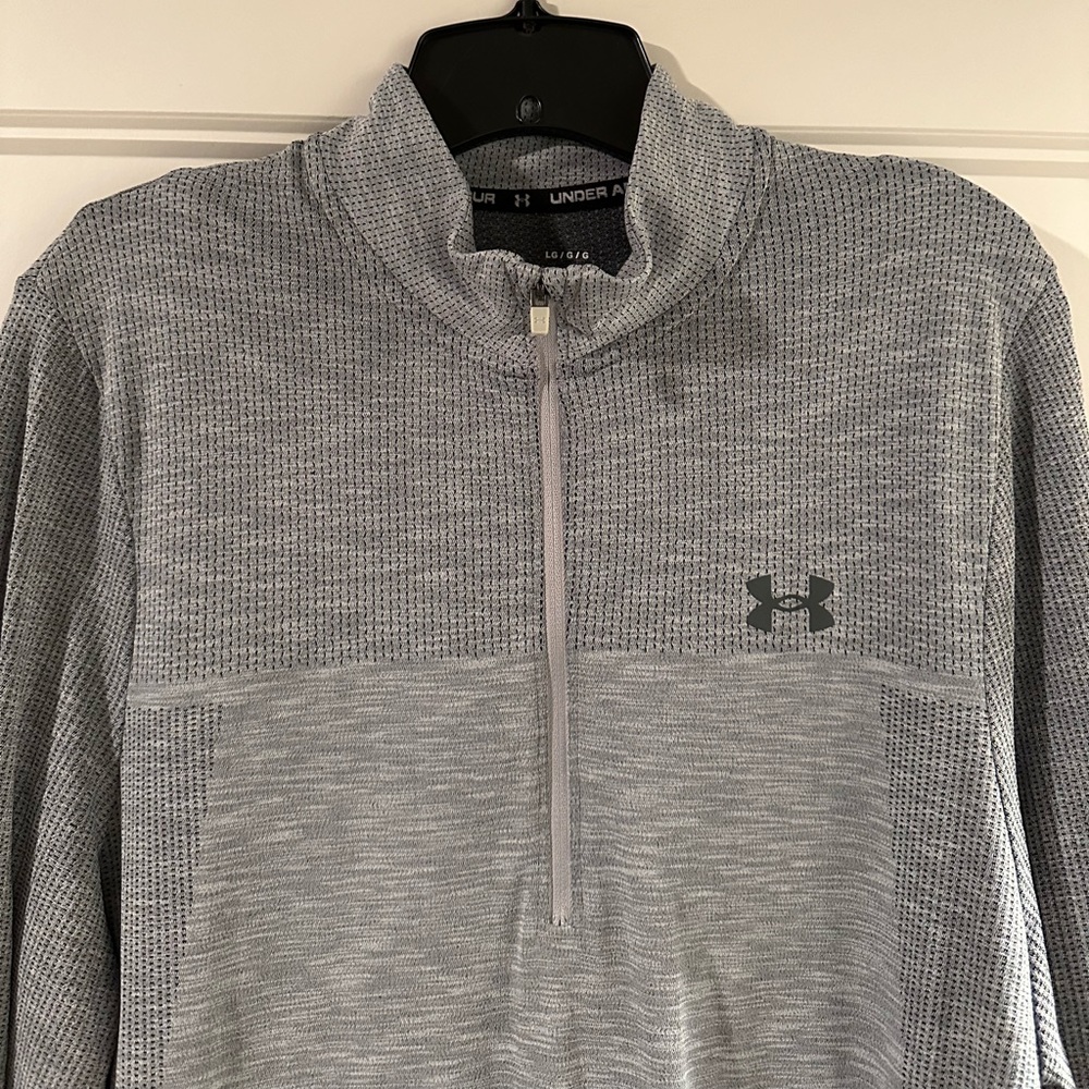 Men’s Gray Under Armour 3/4 Zip Up